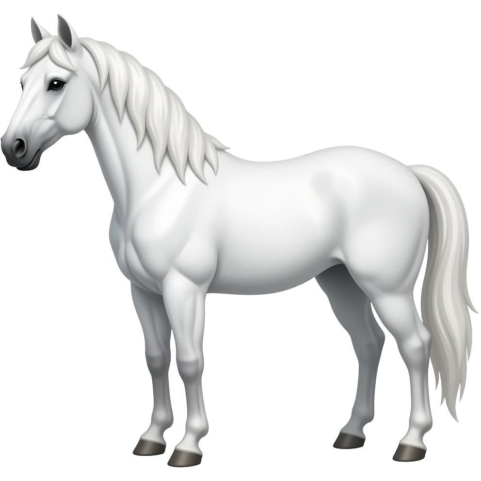 White horse emoji emoji