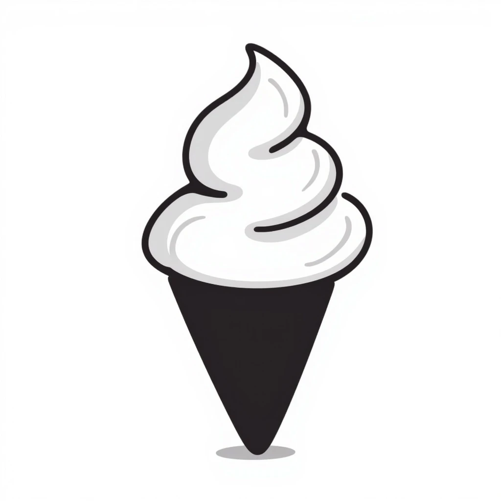 a scoop of ice cream emoji