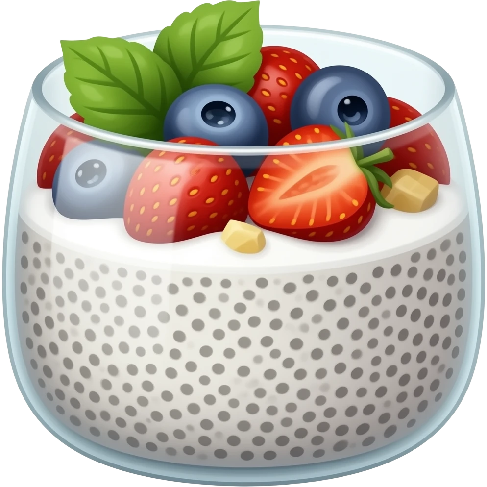 Chia pudding emoji