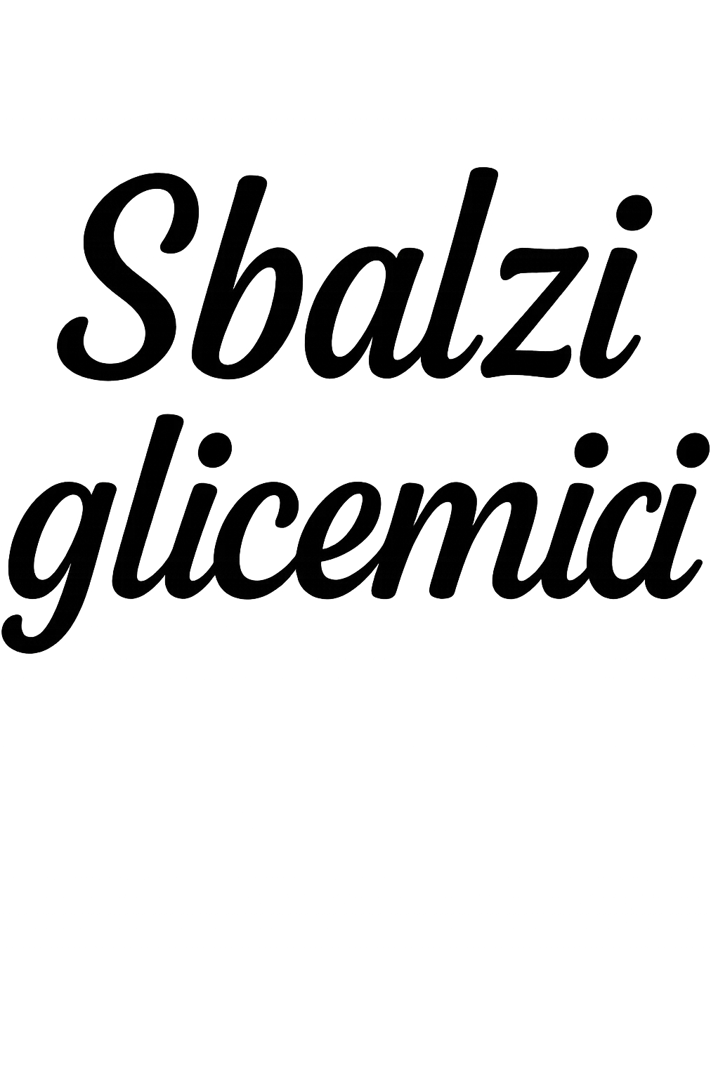 Sbalzi glicemici emoji