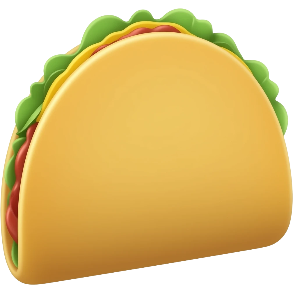 empty taco shell emoji