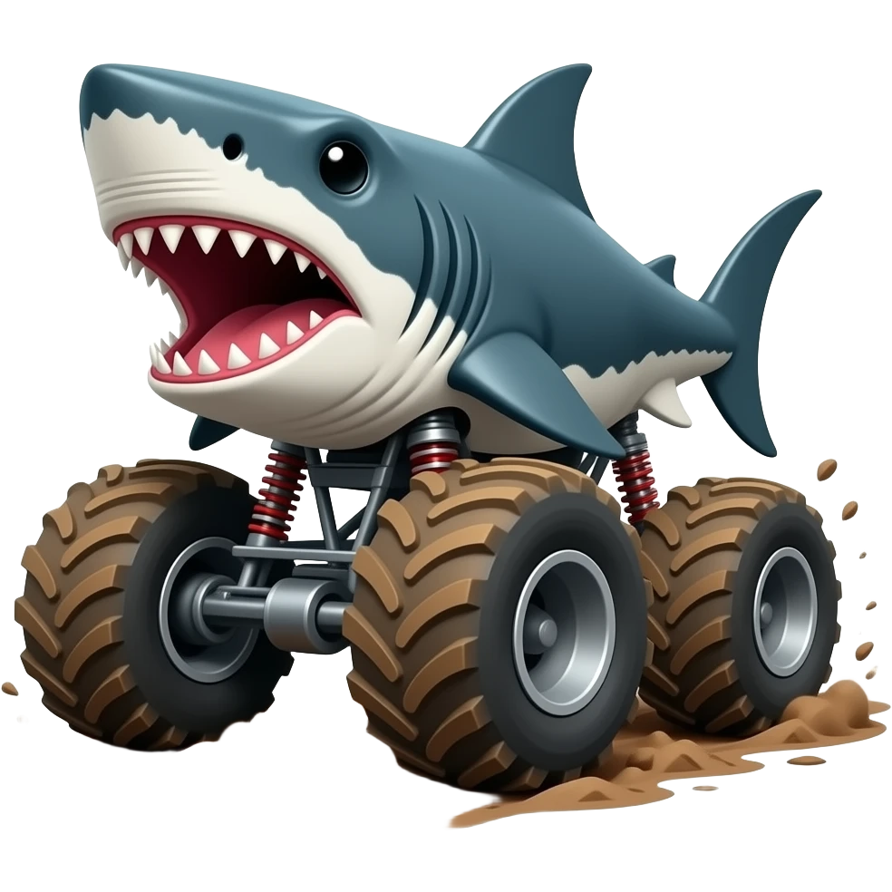 Megaladon monster jam emoji