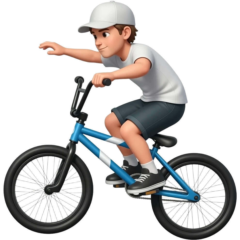 bmx jumping emoji