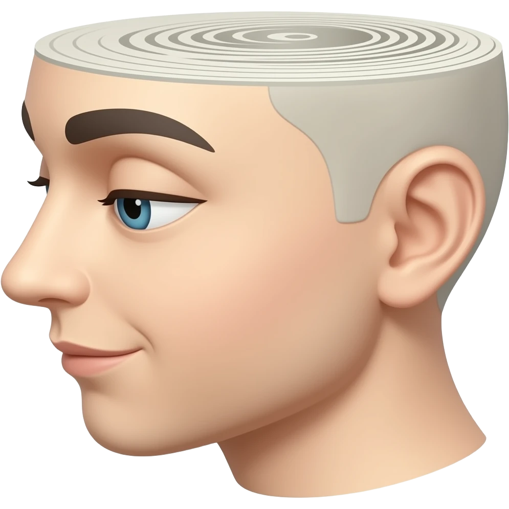 books the size of her head with nothing covering them emoji