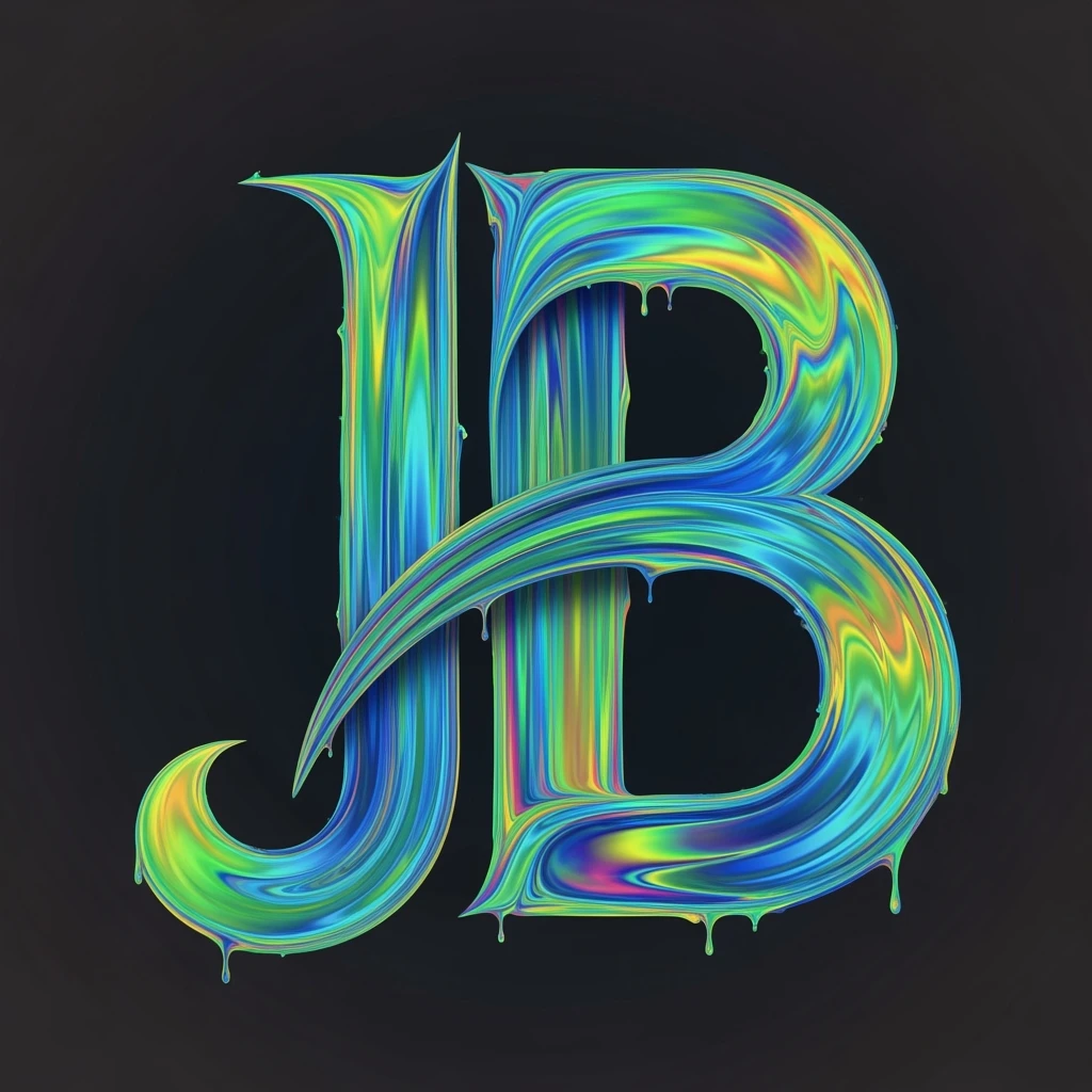 Сделай буквы JB как на картинках emoji