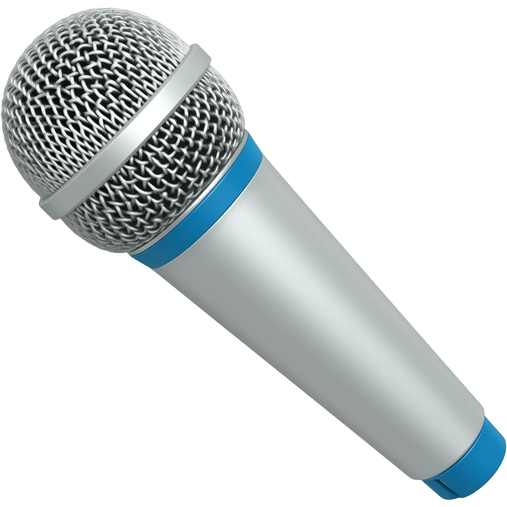 white Blue Yeti microphone emoji