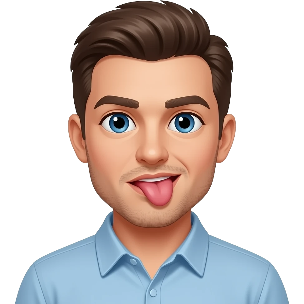 Horney licking emoji
