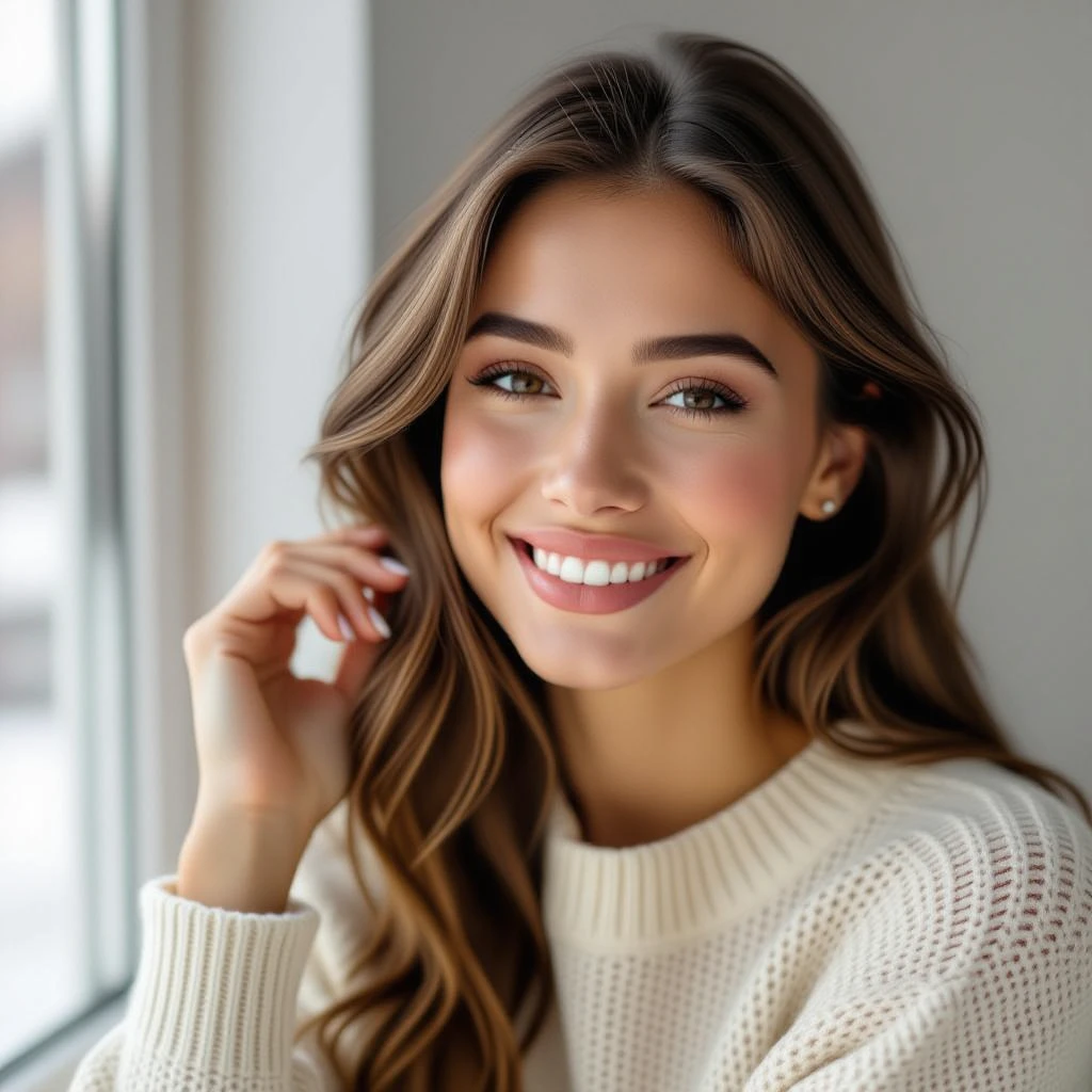 нарисуй в таком же стиле как девушка во вложении человека на втором фото, без фона emoji