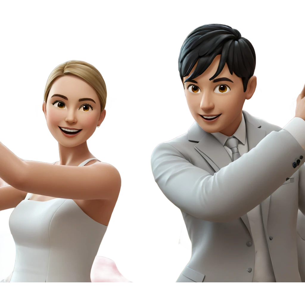 wedding celebration with balloons emoji