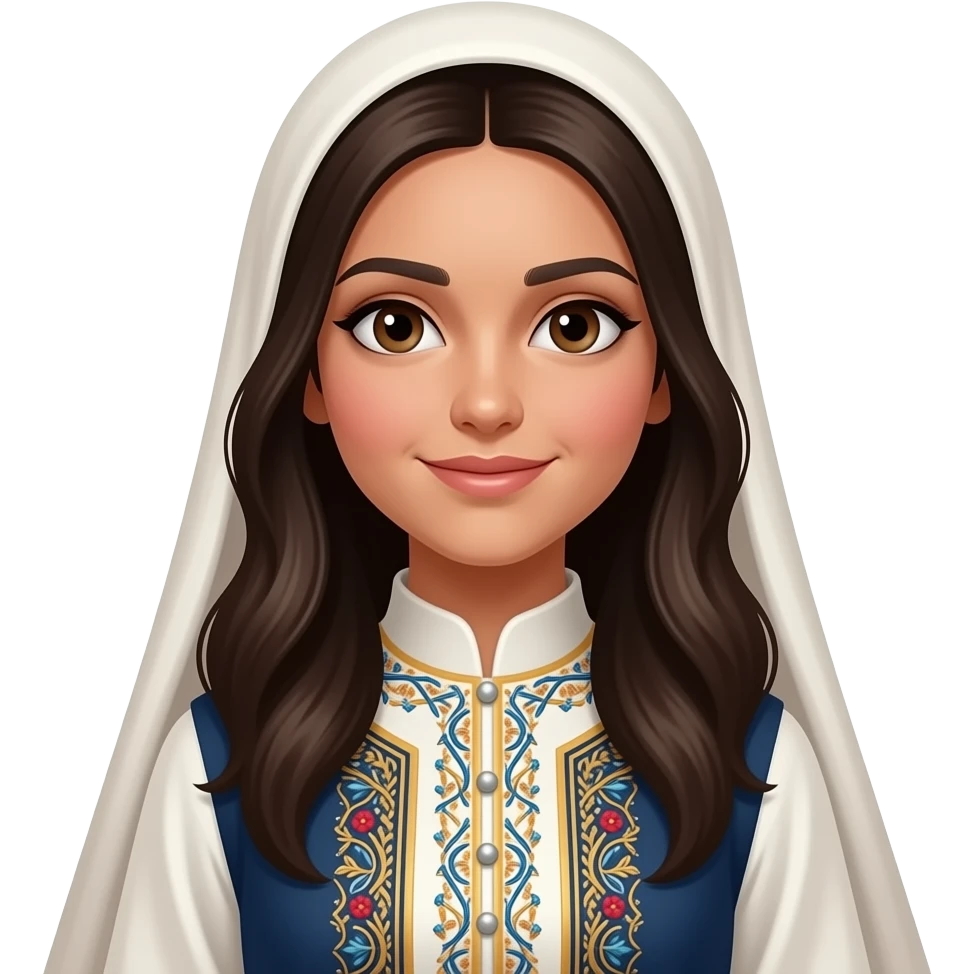 An Arabian girl emoji