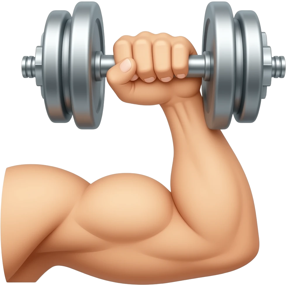 Treino de biceps emoji