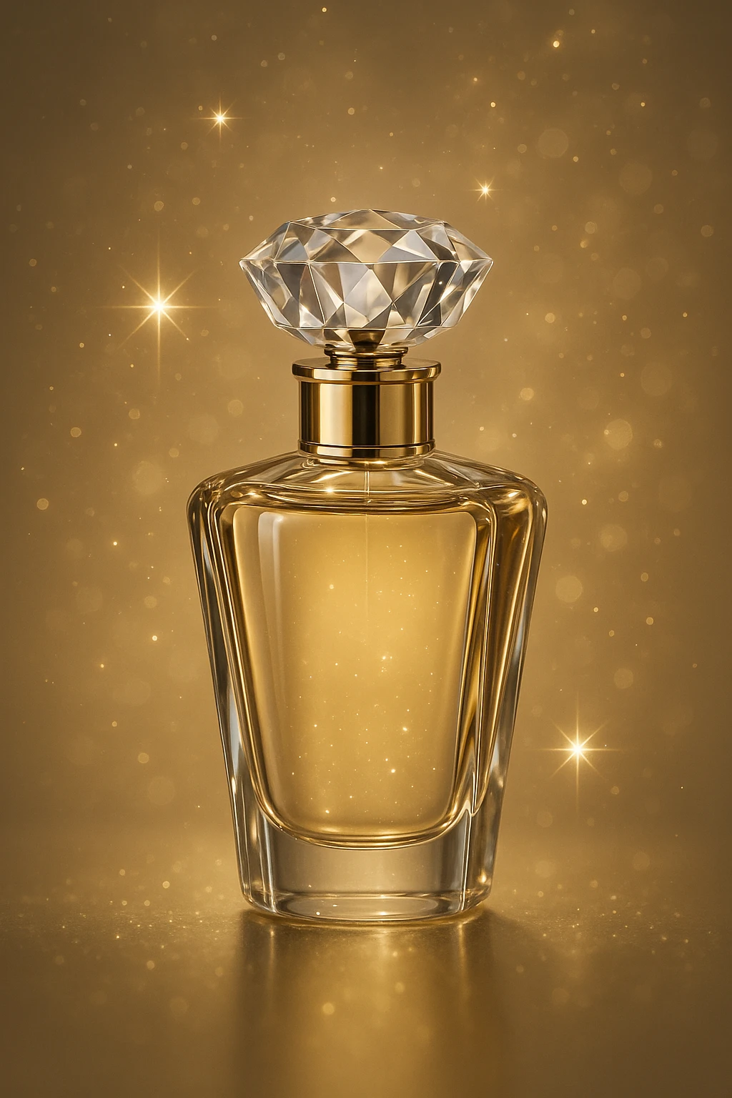 luxury perfume bottle with sparkles, slay object, elegant and glamorous emoji