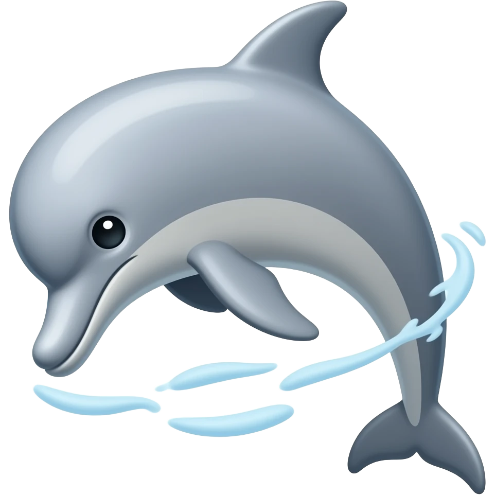 Book about dolphin emoji
