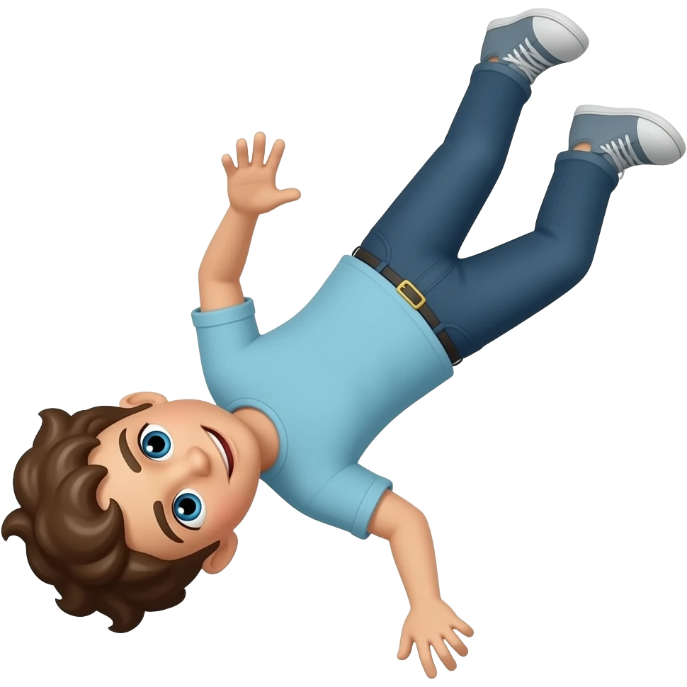 agora faça o mesmo emoji se jogando para a esquerda emoji