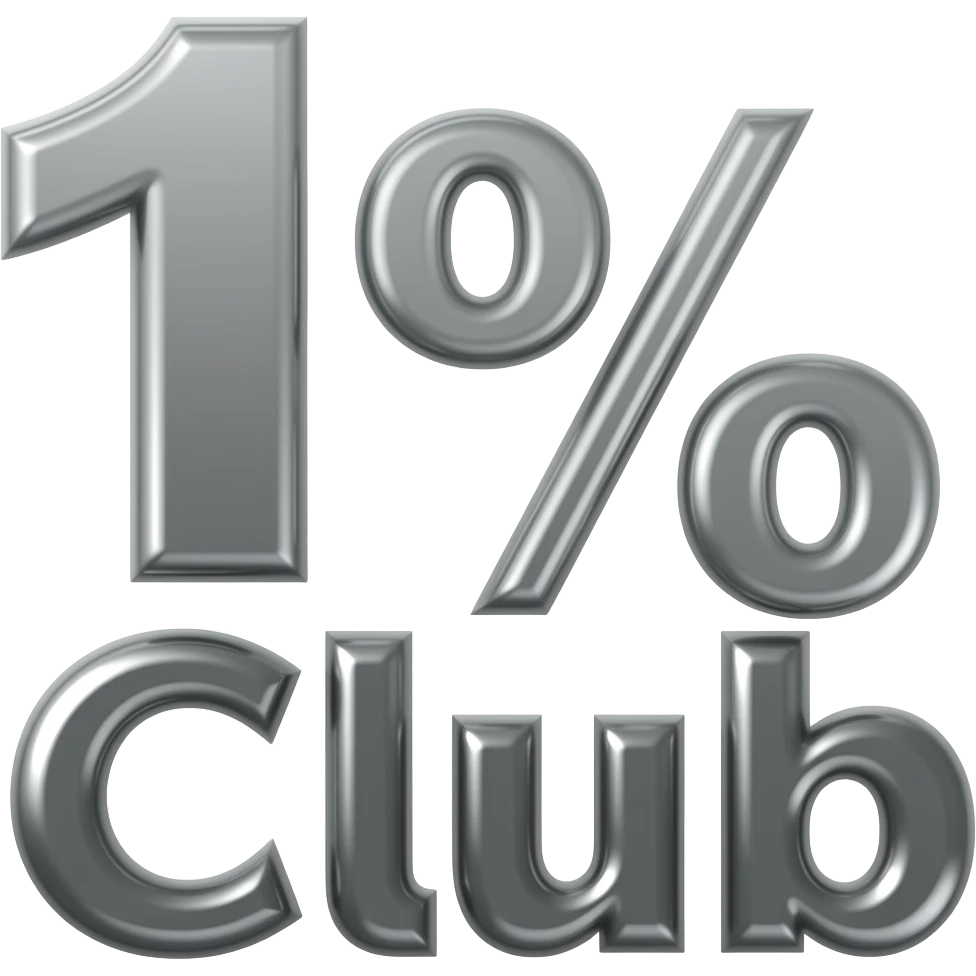 1% club tv show emoji