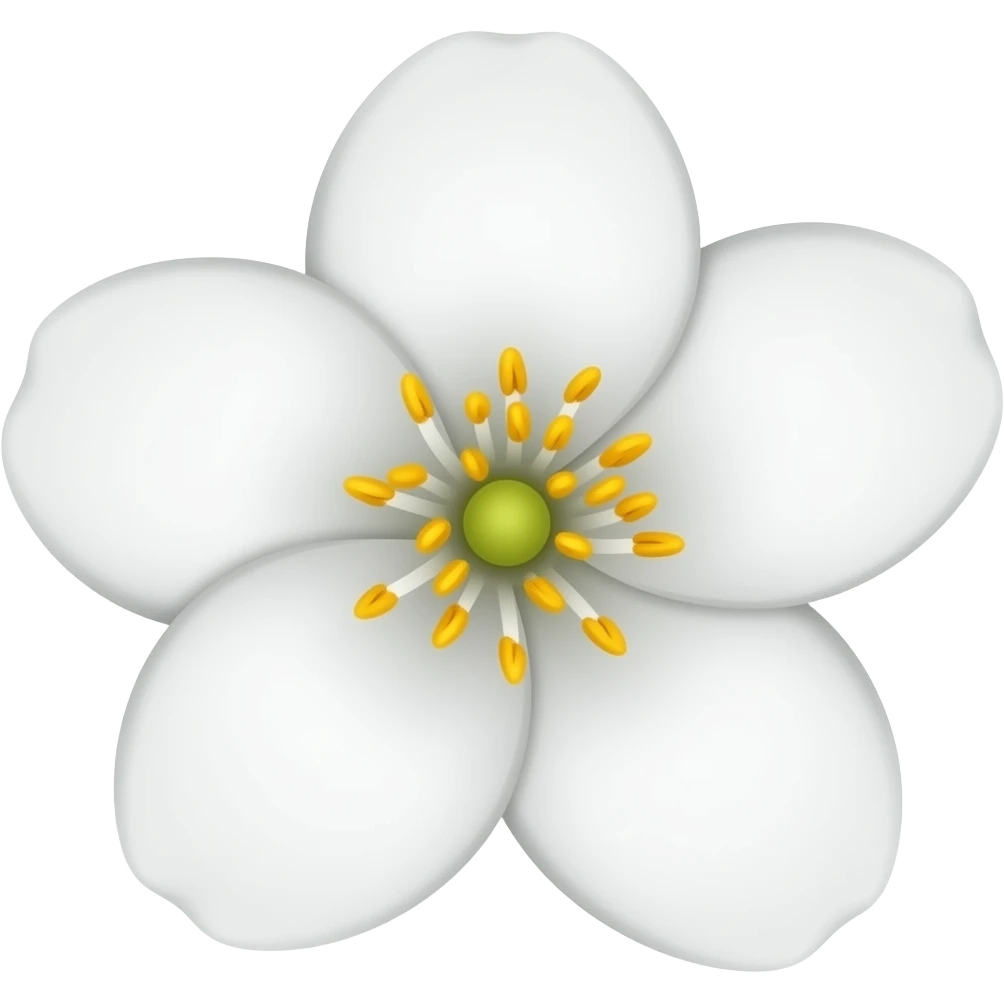 Jasmine flower emoji