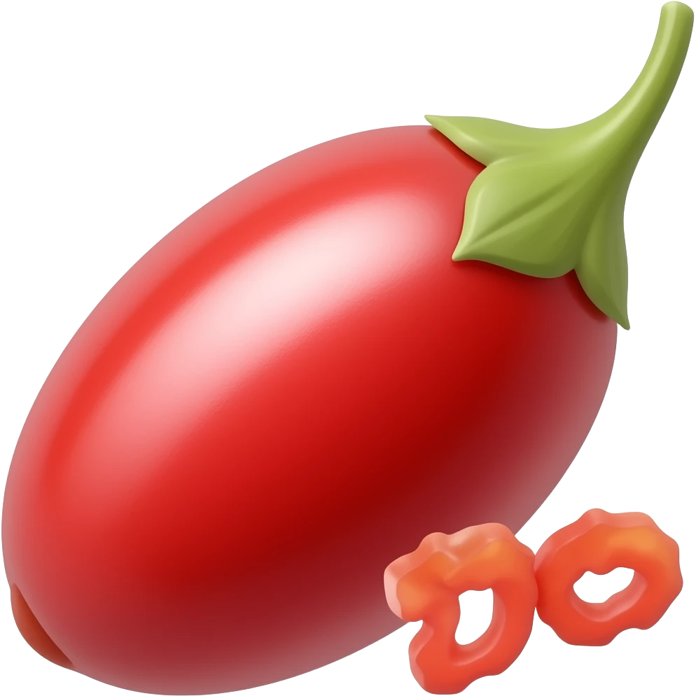 Goji berry emoji