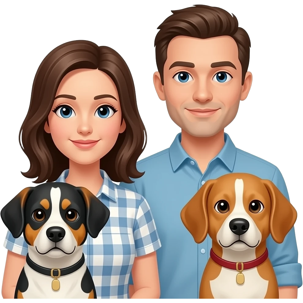 ♀️♂️🐕🐕 emoji