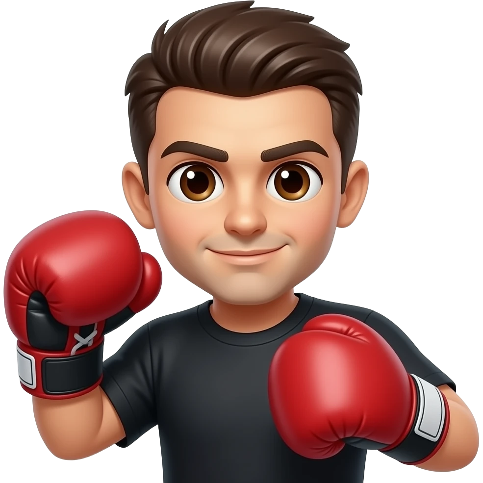 Turkish boxer with brown eyes emoji