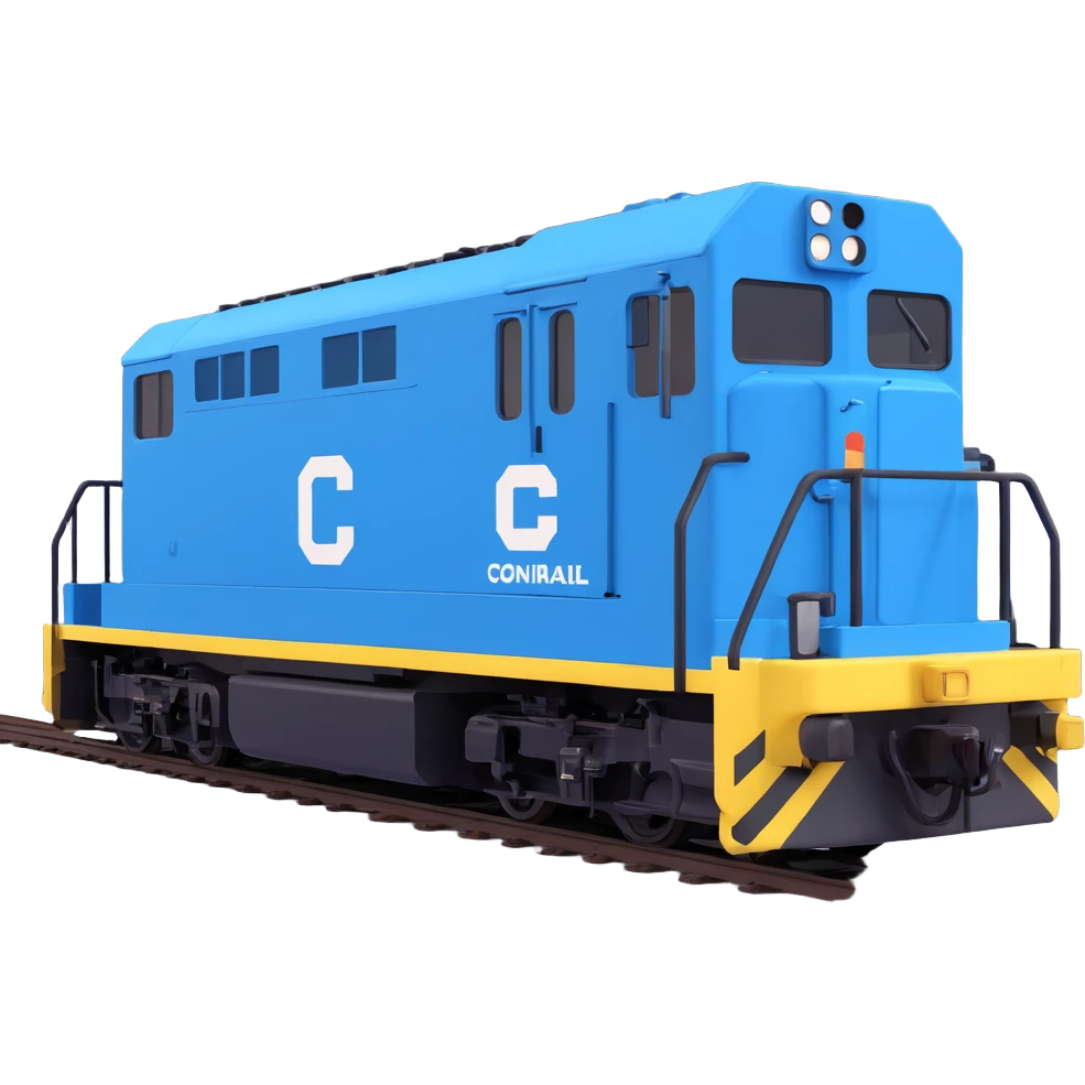 Conrail electric boxy locomotive emoji
