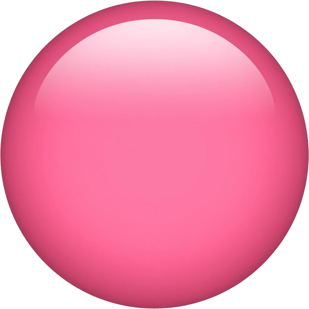 Pink circle emoji