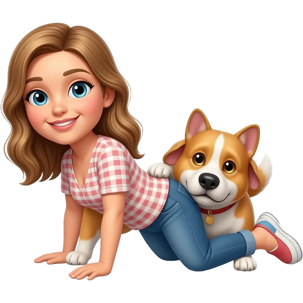 women doggystyle pose emoji