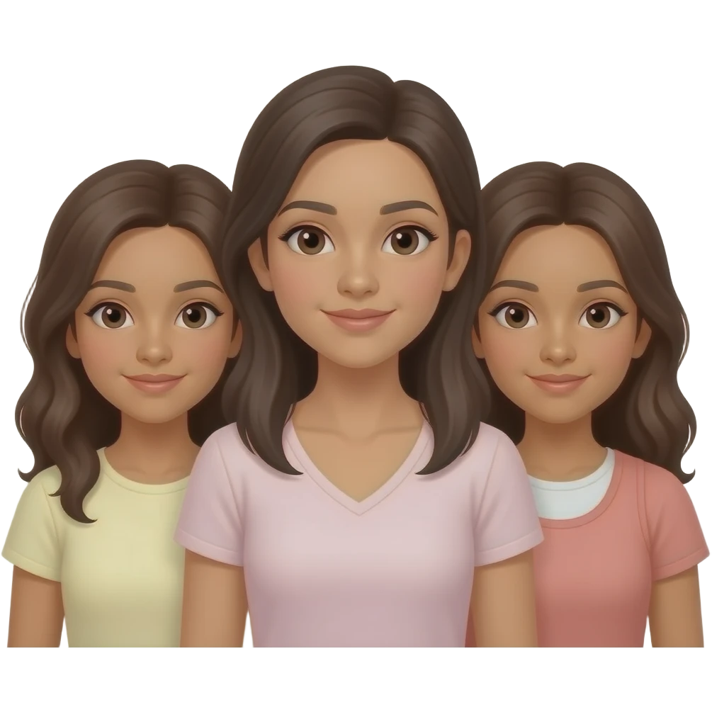 Coco avec des sœurs emoji