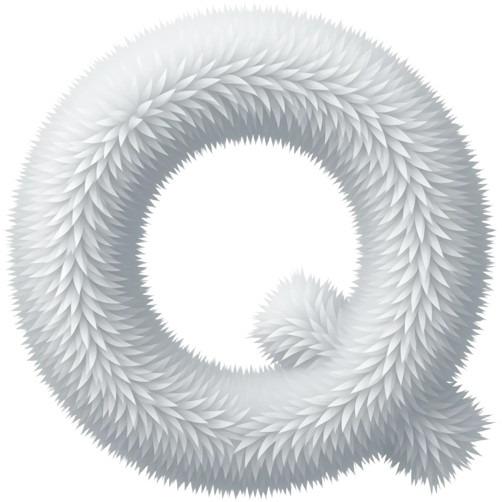 Extremely fluffy bracket symbol emoji