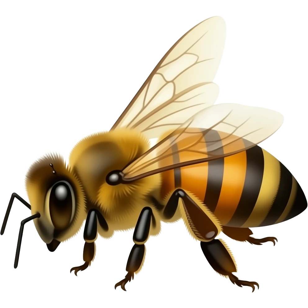 Make a Queen honeybee make it on the side emoji