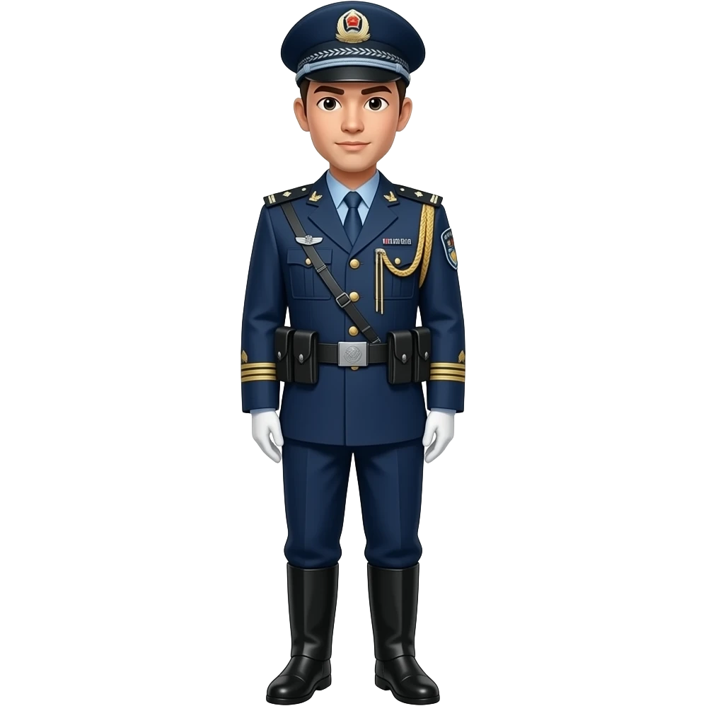 china armed police full body emoji