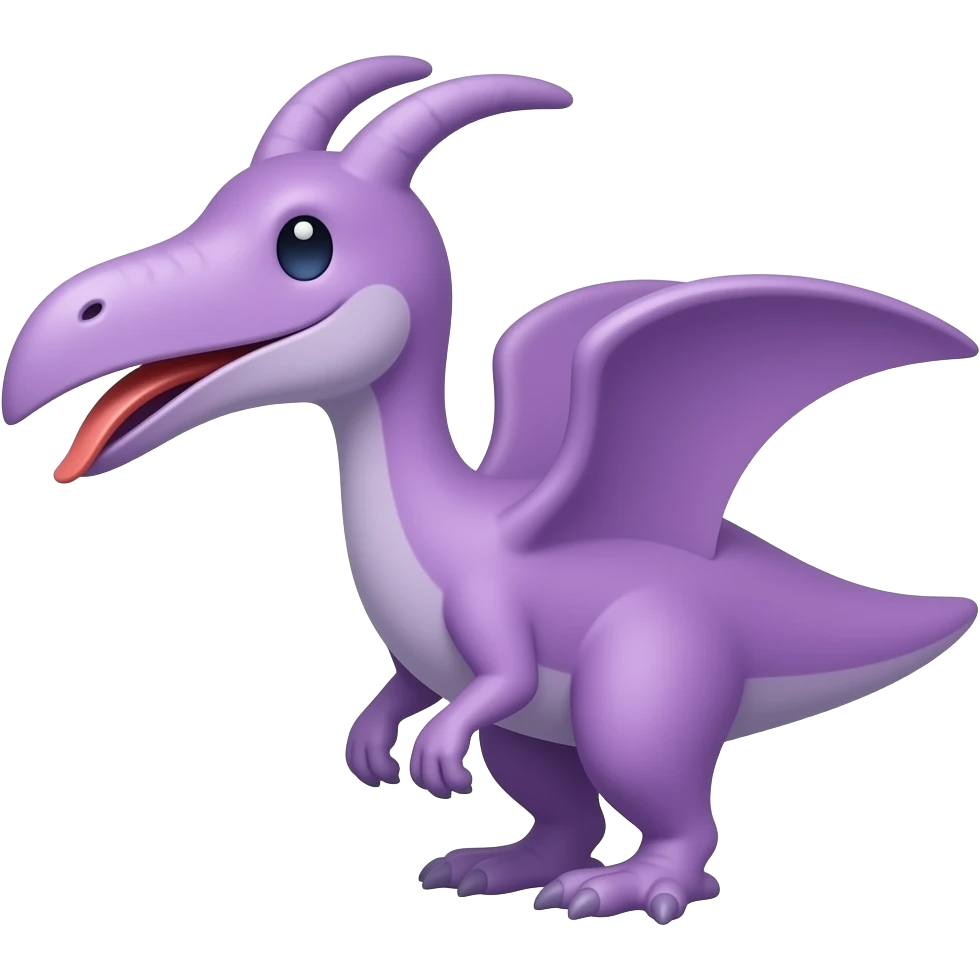 I won't oregnal purpule Pterodactyl emoji 2018 emoji