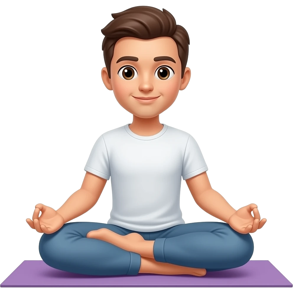 yoga/ meditation emoji