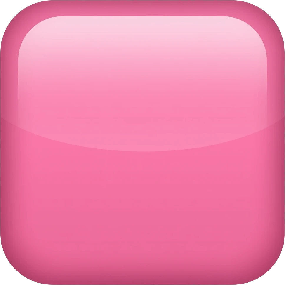A square pink (but google emoji style) emoji