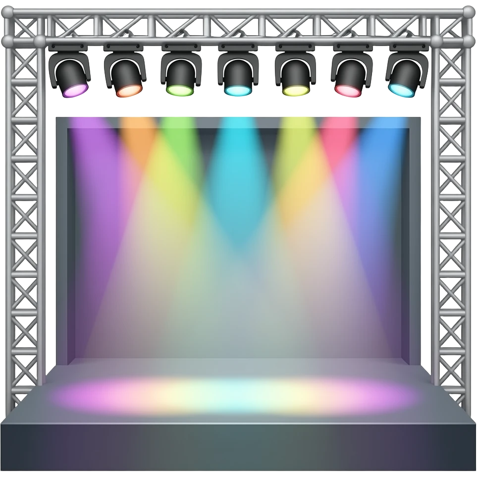 Concert lights emoji