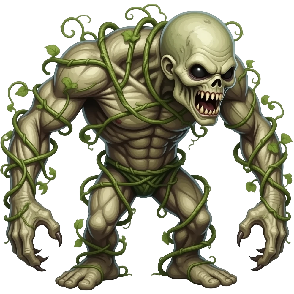 scary vine creature emoji
