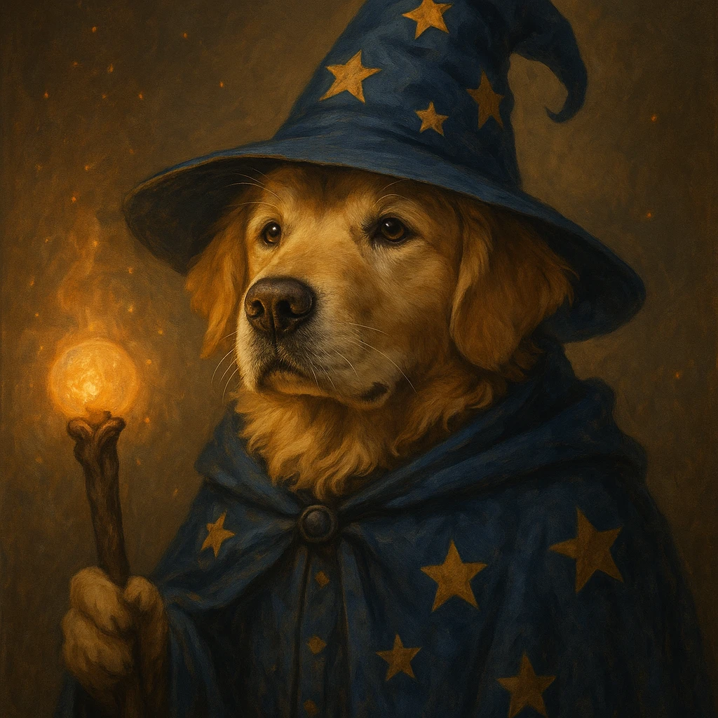 wizard dog4 emoji