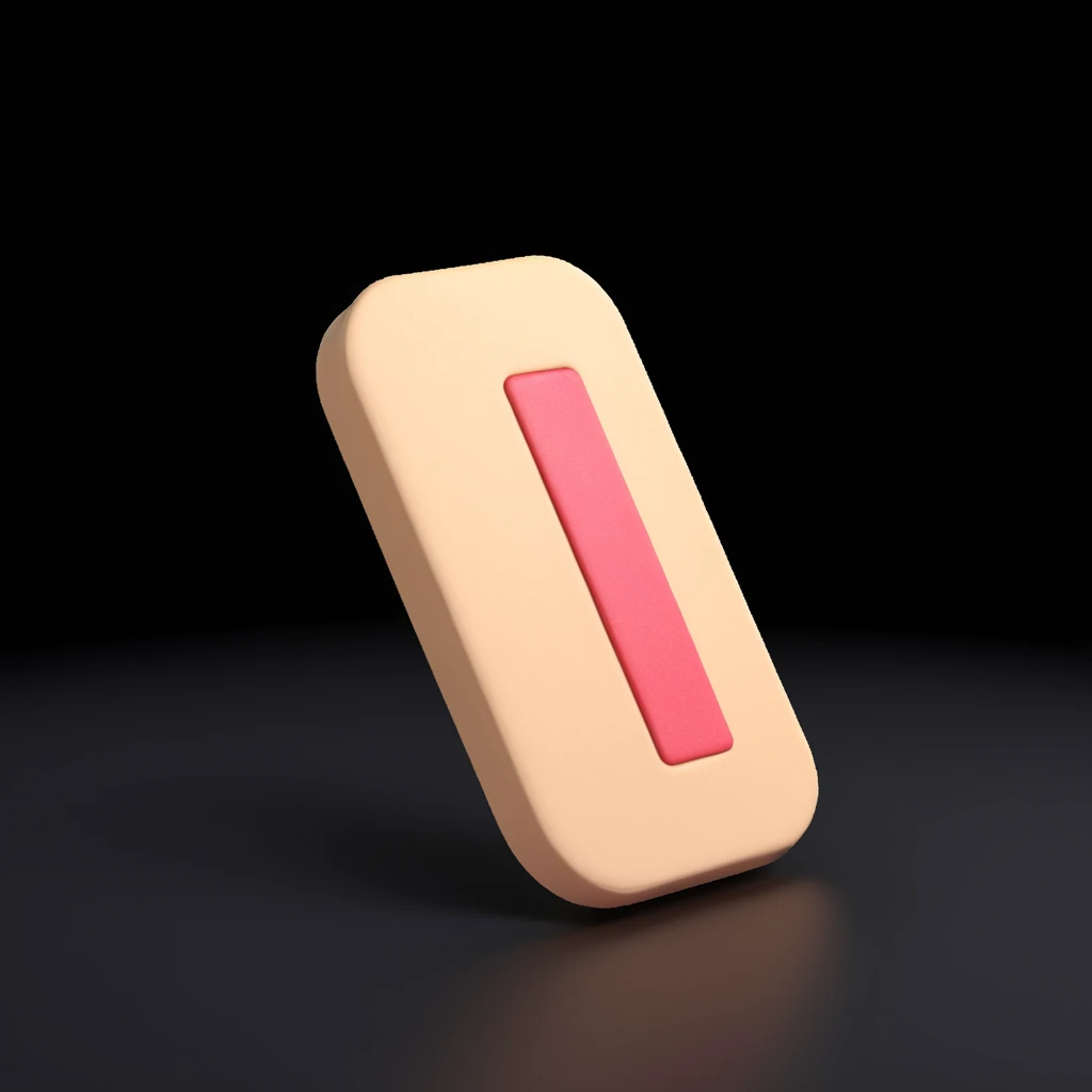 3D rendered band-aid, soft shadows, realistic texture, white background emoji