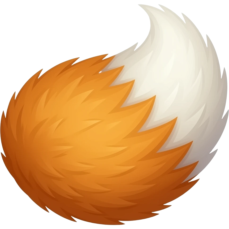 Fox tail emoji