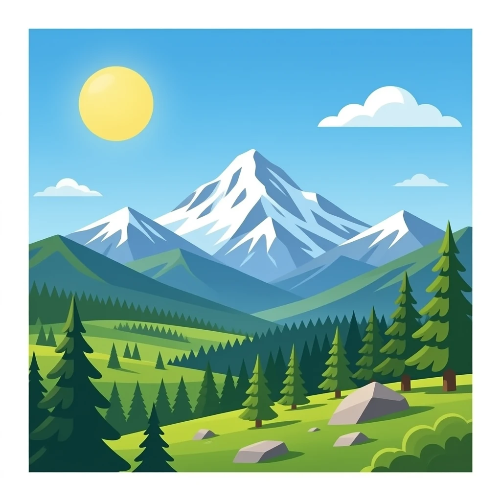 Olympics National Park Mountains emoji