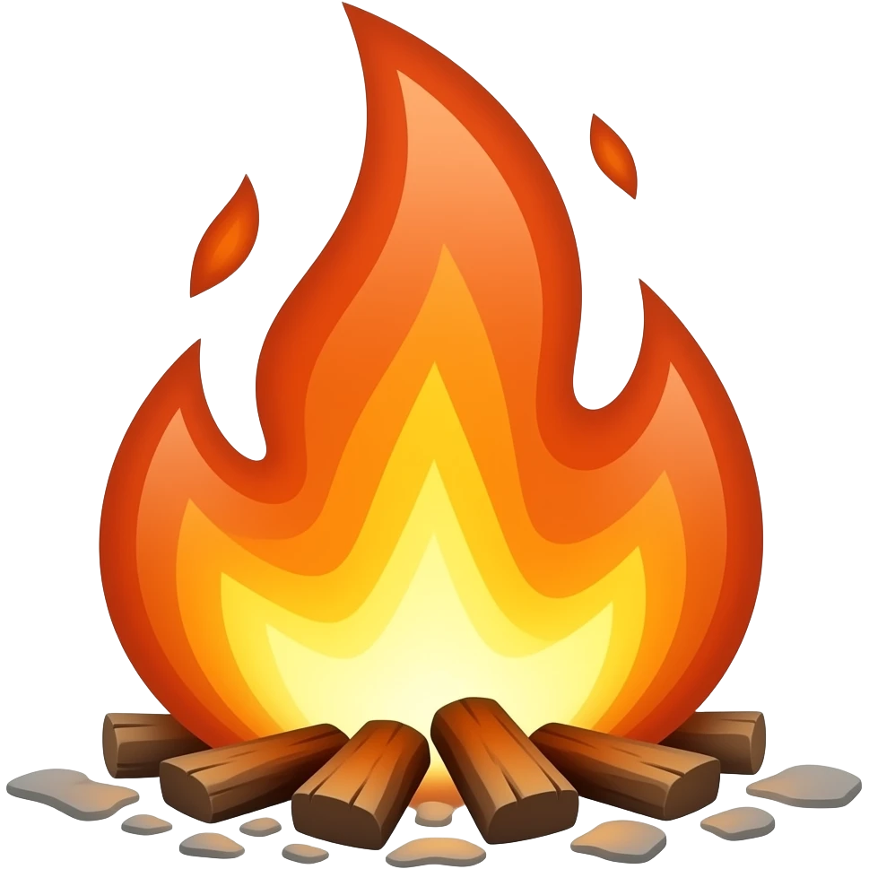 Cenizas de fuego emoji