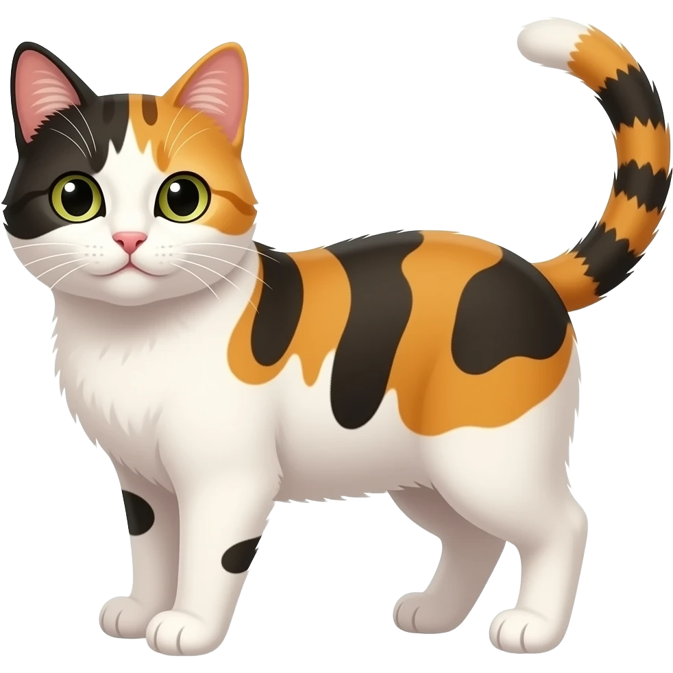 Calico cat emoji