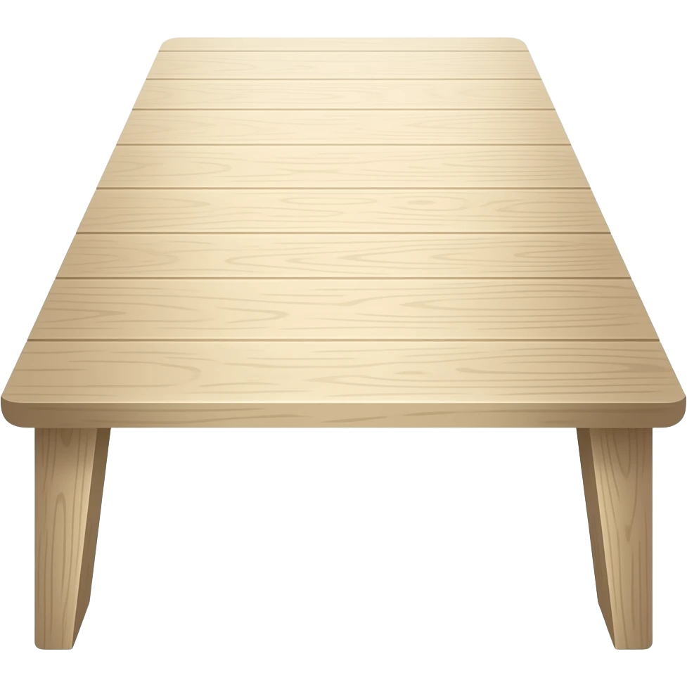 the picture is great, but make the table empty in this picture emoji