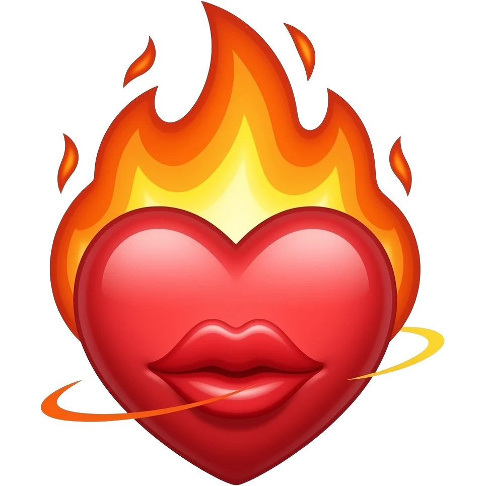 💋❤️‍🔥 emoji