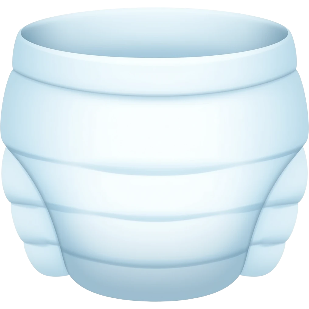 A woman’s adult diaper emoji