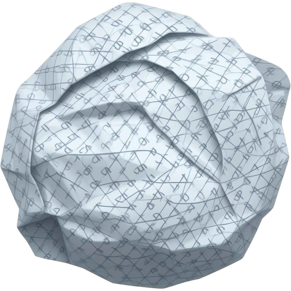 crumpled paper emoji
