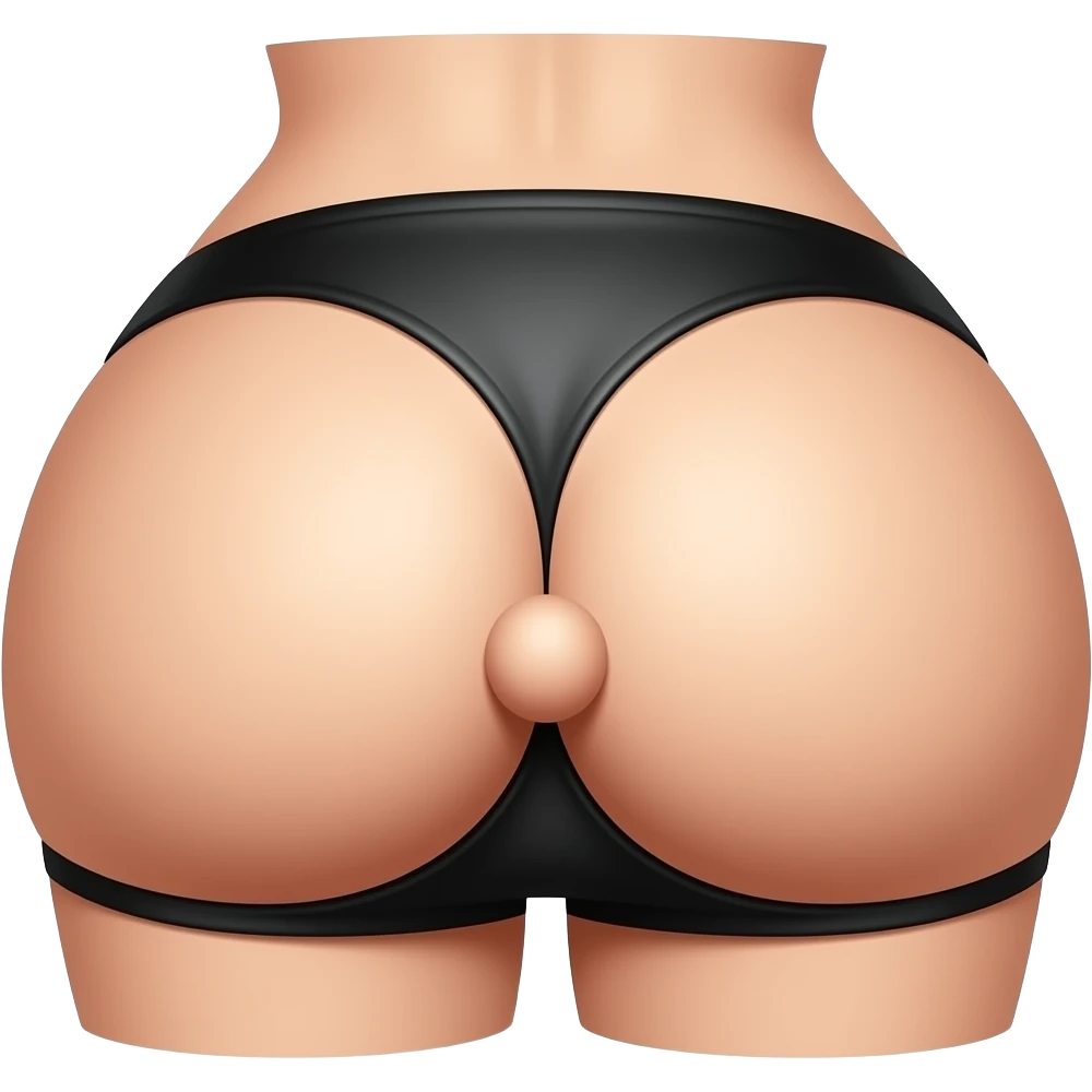 Spanking booty emoji