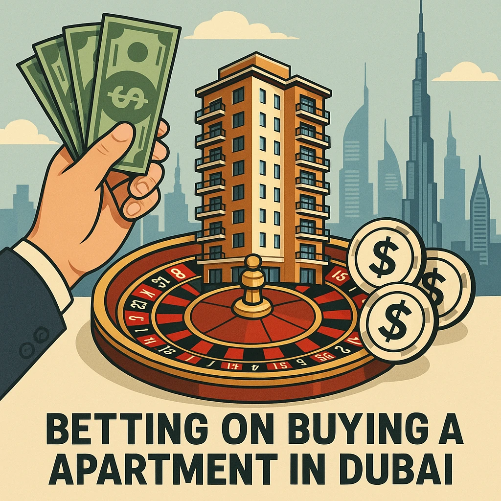 Betting on buying an apartment in Dubai emoji