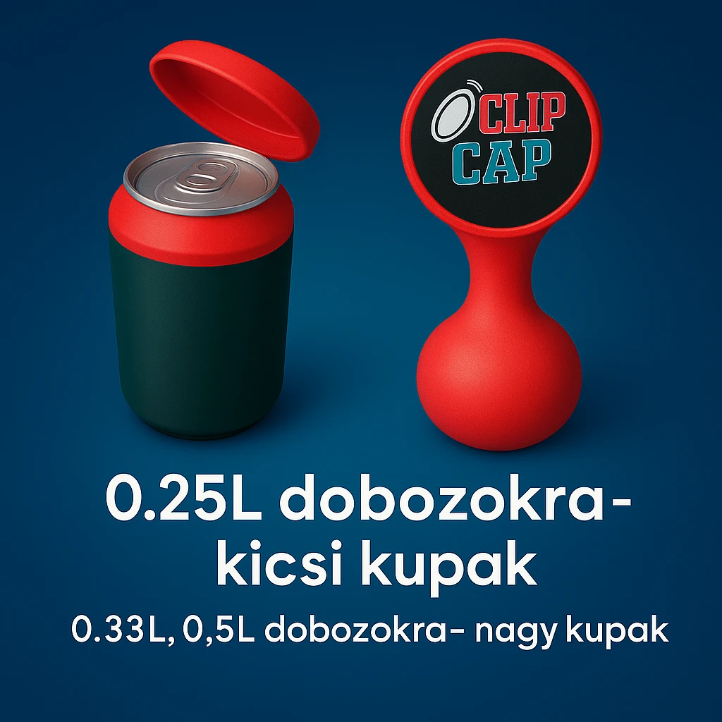 A kupakokat színezd át pirosra.  A 0.25L, a 0.33L, a 0.5L-t ponttal írd! emoji