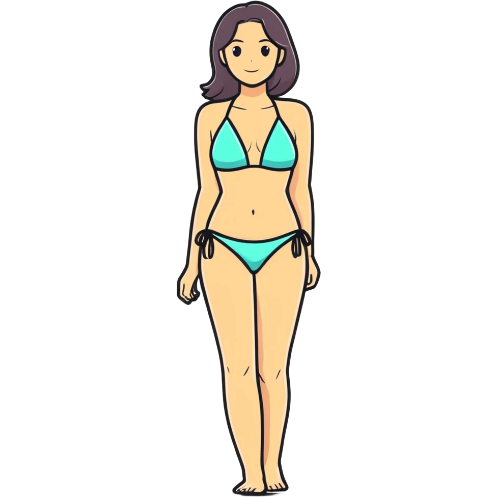 Bikini woman emoji