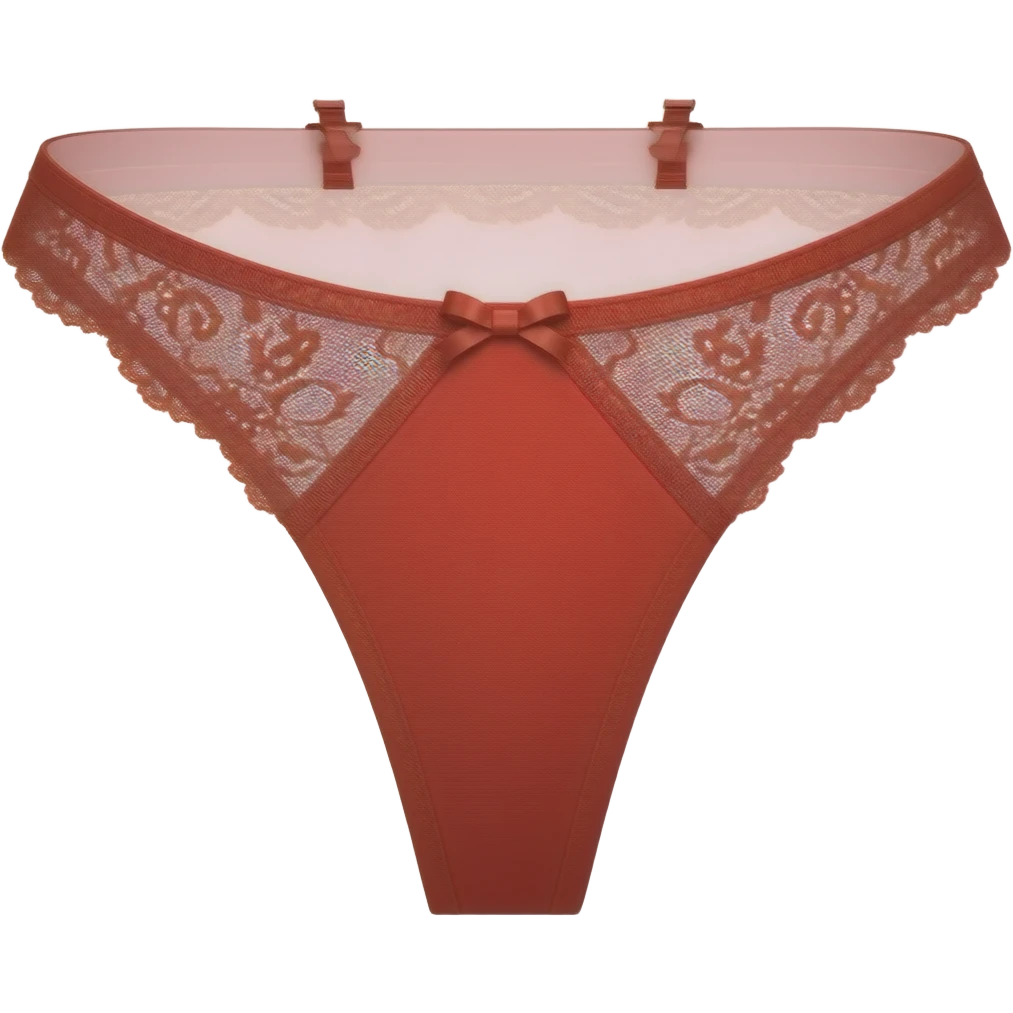 Red lace women’s panties thong emoji emoji